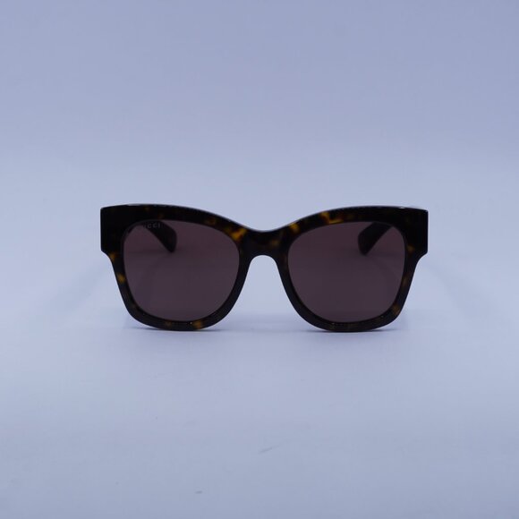 Gucci GG1789S 002 Sunglasses Dark Havana Square Frame, Brown Lenses main image 8